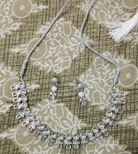 Sparkling ✨ ✨ Pastel Gemstone Necklace Set