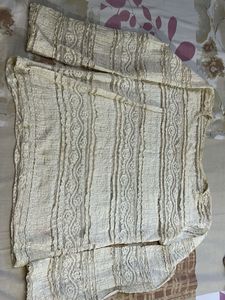 Elegant Cream Lace Blouse