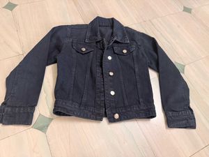 Black demin jacket
