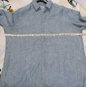 mark &amp; spencer regular fit linen shirt