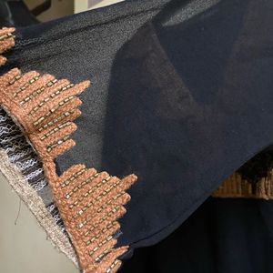 Embroidered Black Kurta
