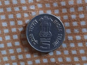 5 Rupees Coin - Collectible Indian Currency
