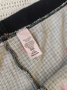 victoria's  secret Gingham Heart Pajama Bottoms