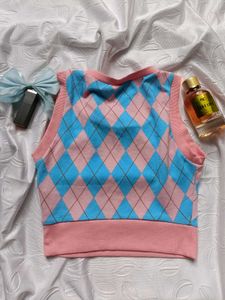 Shein Argyle Tank