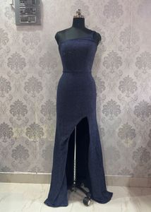Sparkling One-Shoulder Maxi Dress