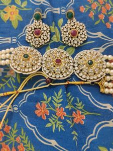 Exquisite Pearl &amp; Kundan Choker Set