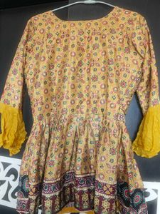 Beautiful Yellow Lehnaga Choli  Net Dupatta Set