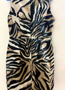 Stylish Animal Print Sheath Dress