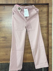 Pink Wide Leg Trousers