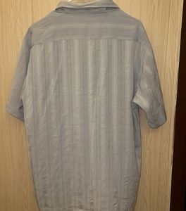 Korean Grey Striped Shirt
