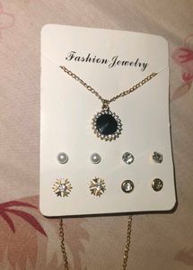 Fashion Jewelry Set - Necklace &amp; Earrings