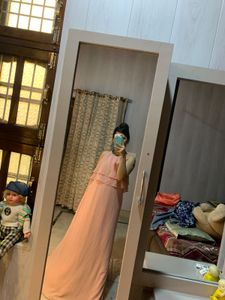 (SALE***)Pretty Peach Backless Dress🎀🦋