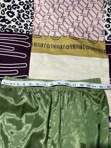 Stitched Golden Thread Organza Palazzo Set