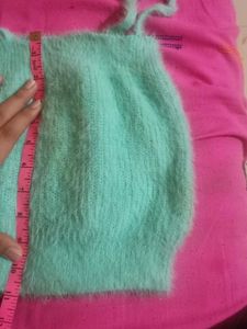 Fluffy Mint Green Cardigan co-ord set