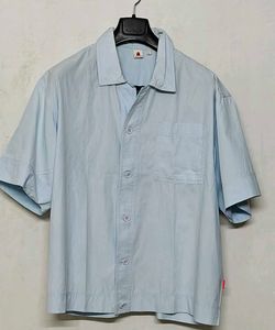 Price drop 🔥🔥Light Blue Short Sleeve Button-Up S