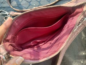 dusty mauve crocodile bag ✧