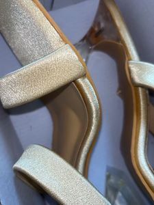 Gold Heeled Sandals