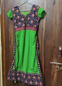 straight Embroidered Kurta Set