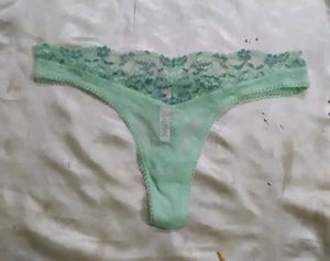 Mint Lace Thong Panty