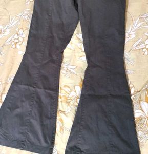 Classic Brown Bootcut Trousers