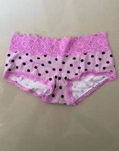 Pink Polka Dot Briefs with bra