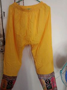 Vibrant Yellow Embroidered Kurta
