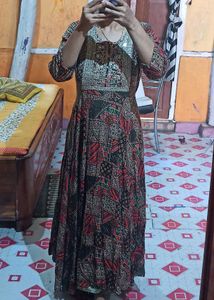 beautiful red colour gown