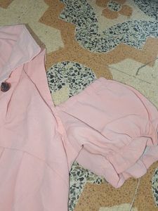 Chic Pink Puff Sleeve Top