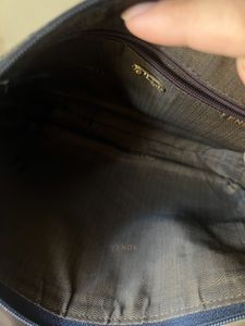 Vintage Fendi Zucca Monogram Shoulder Bag