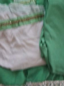 Green Embroidered Kurta Set