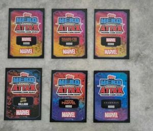 Bunch of 6 Hero Attax cards 2022 edition