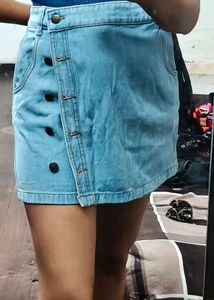 Denim Skort