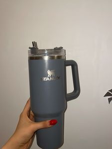 Stanley Tumbler with Handle and Straw