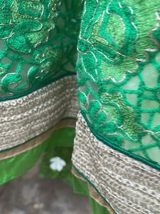Elegant Green Embroidered Kurta