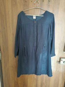 Navy Blue Casual Dress