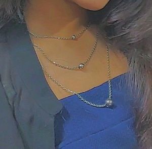 Sliver Layered Necklace