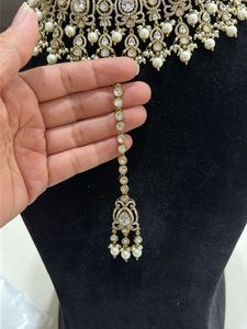 Brand new Pearl &amp; Diamond Necklace Set