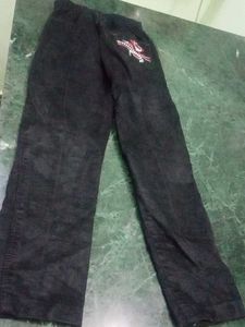 Boy Pant Fabric Velvet Black
