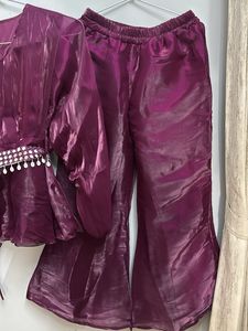 Elegant Purple Co-ord Set
