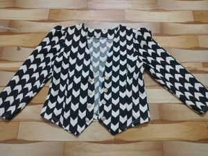 Chevron Print Blazer