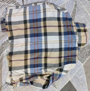 Plaid Button-Down Shirt