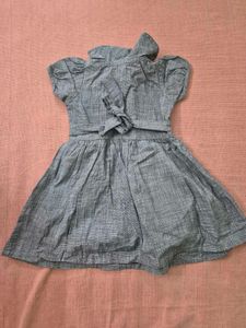 Cute Grey Button-Up Dress - Unused