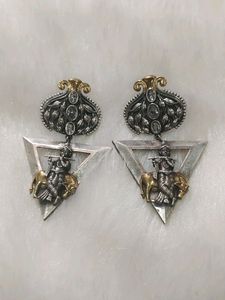Silver Look Alike Earing