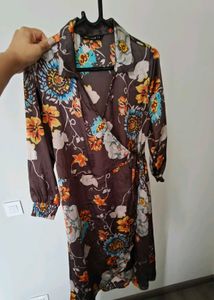 Floral Wrap Dress
