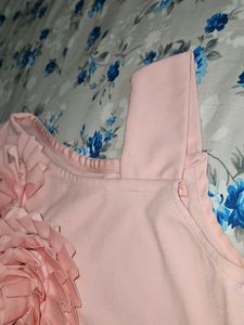 Chic Pink Ruffled Top