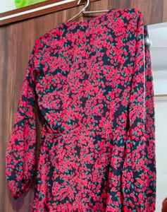 Chic Floral Print Mini Dress