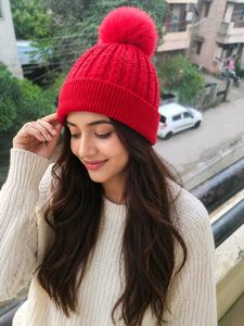 Red Knit  Beanie H