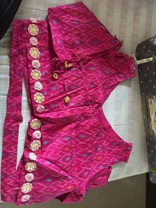 Pink Pure Silk Blouse