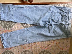 Light Wash Wide Leg Jeans