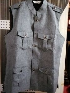 Stylish Grey Nehru Jacket